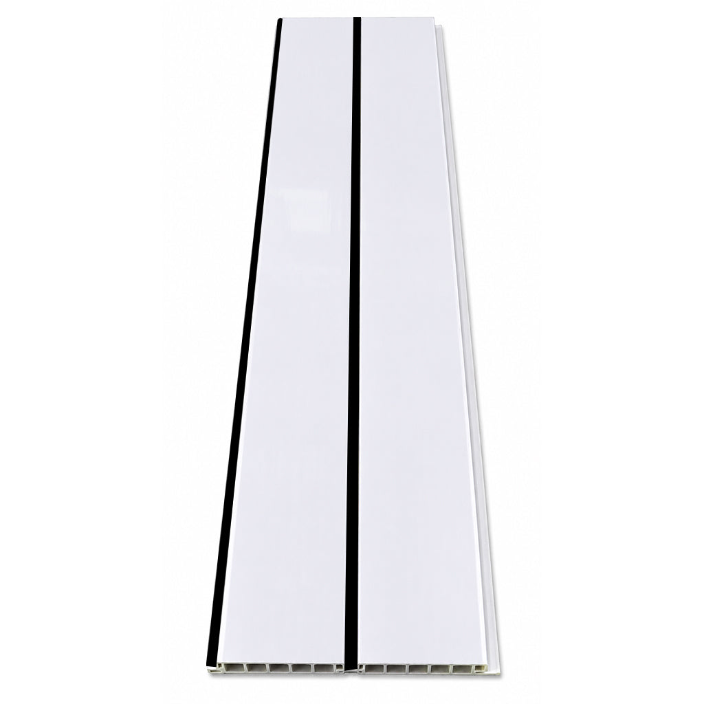 White With Black Lines Ceiling Cladding 
