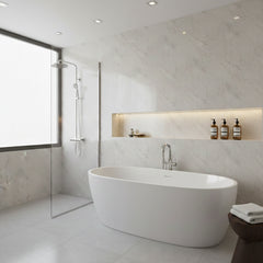 Pergamon Marble Gloss PVC Shower Wet Wall Panel