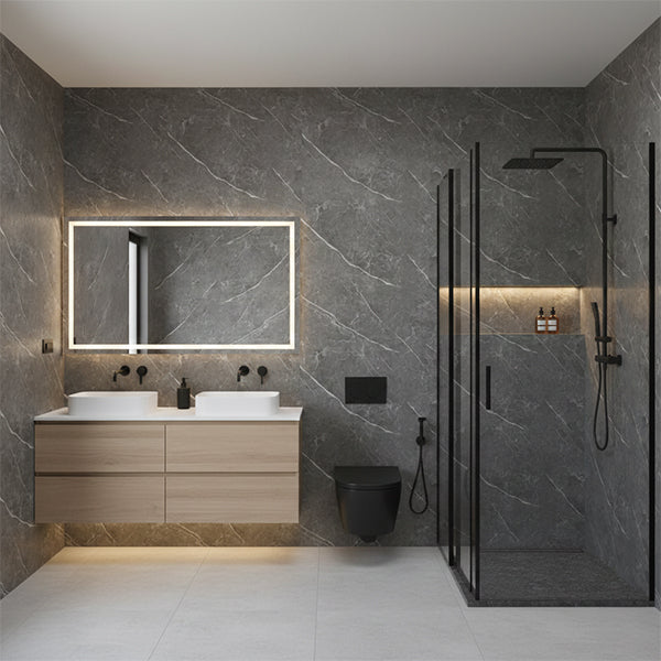 Pieta Anthracite Gloss Wall Panel
