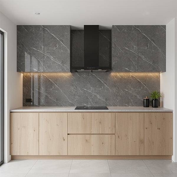 Pieta Anthracite Gloss Wall Panel
