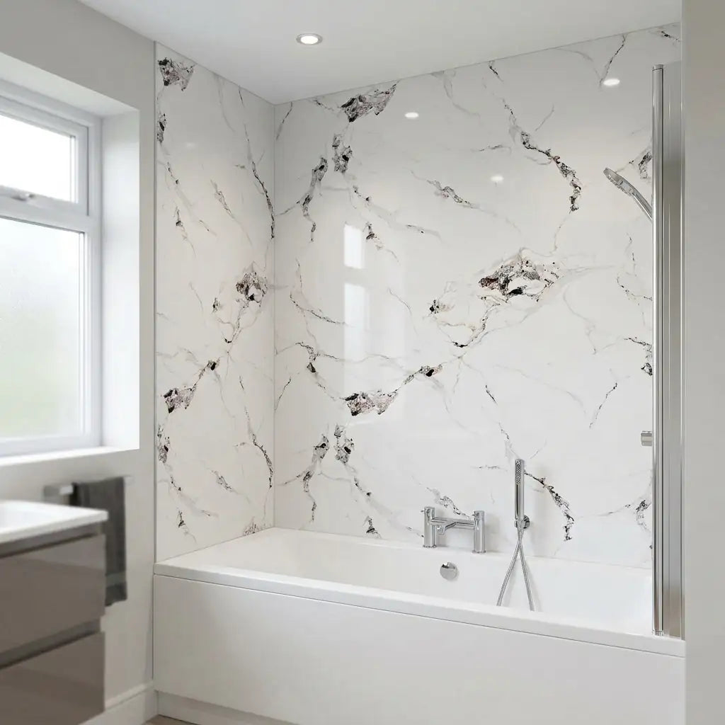 Platinum Whisper PVC Kitchen Bathroom Shower Wet Wall Panel