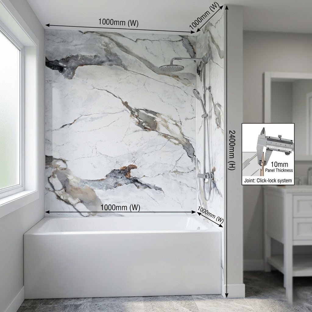 Prestige Marble Gloss PVC Wet Wall Panel