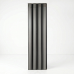 Light Grey Acoustic Wall Panel - Sound Absorbing Slat Wall (2400mm x 600mm x 21mm)