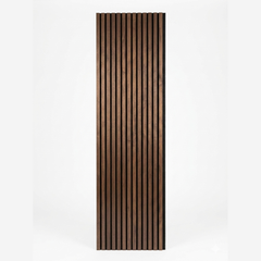 Natural Oak Acoustic Wall Panel in Living Room