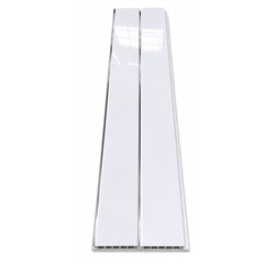 6 Pack 8mm White With Silver Lines Gloss 2.7mm Ceiling Cladding Panel