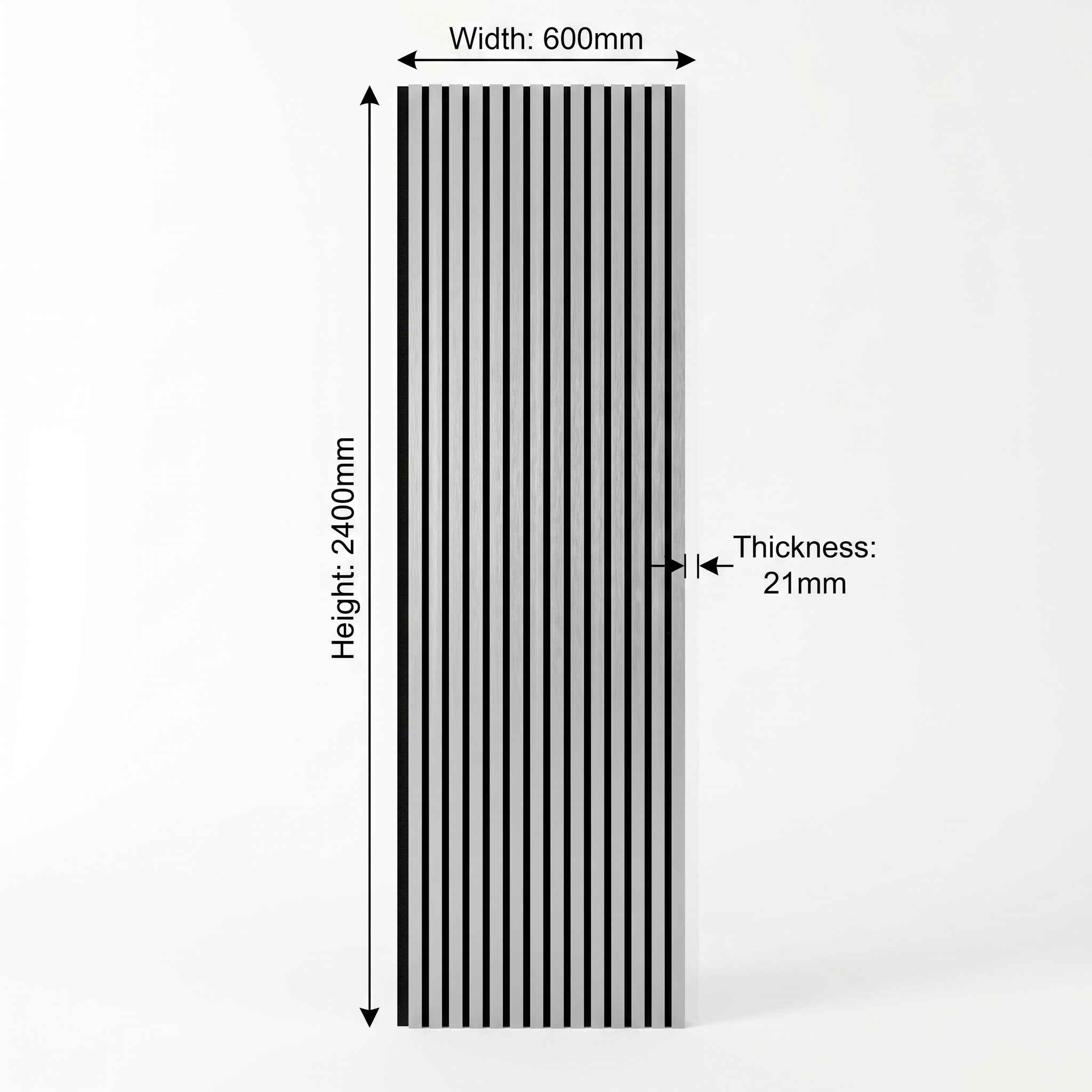 Silver Acoustic Wall Panel 