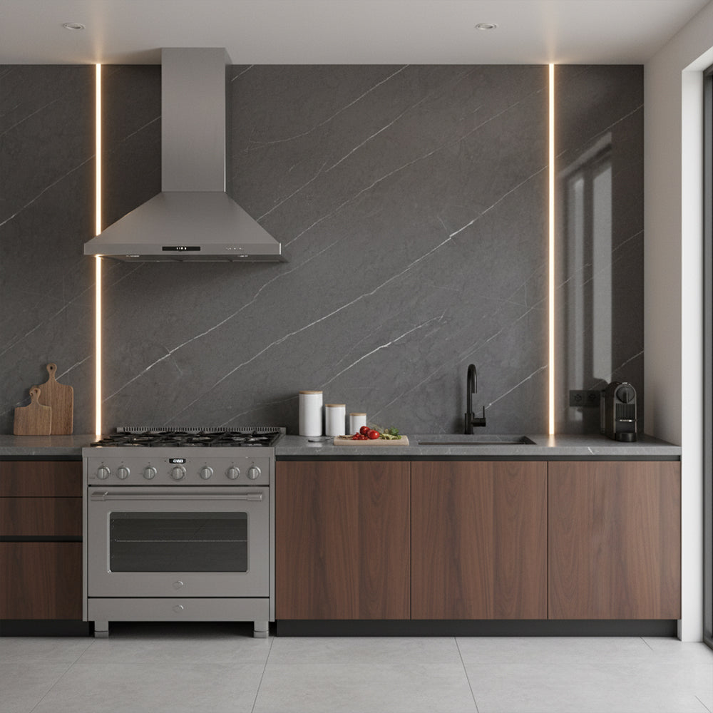 Storm Grey Solid Core Wall Panel
