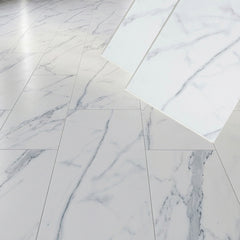 White Marble SPC Vinyl Flooring Planks