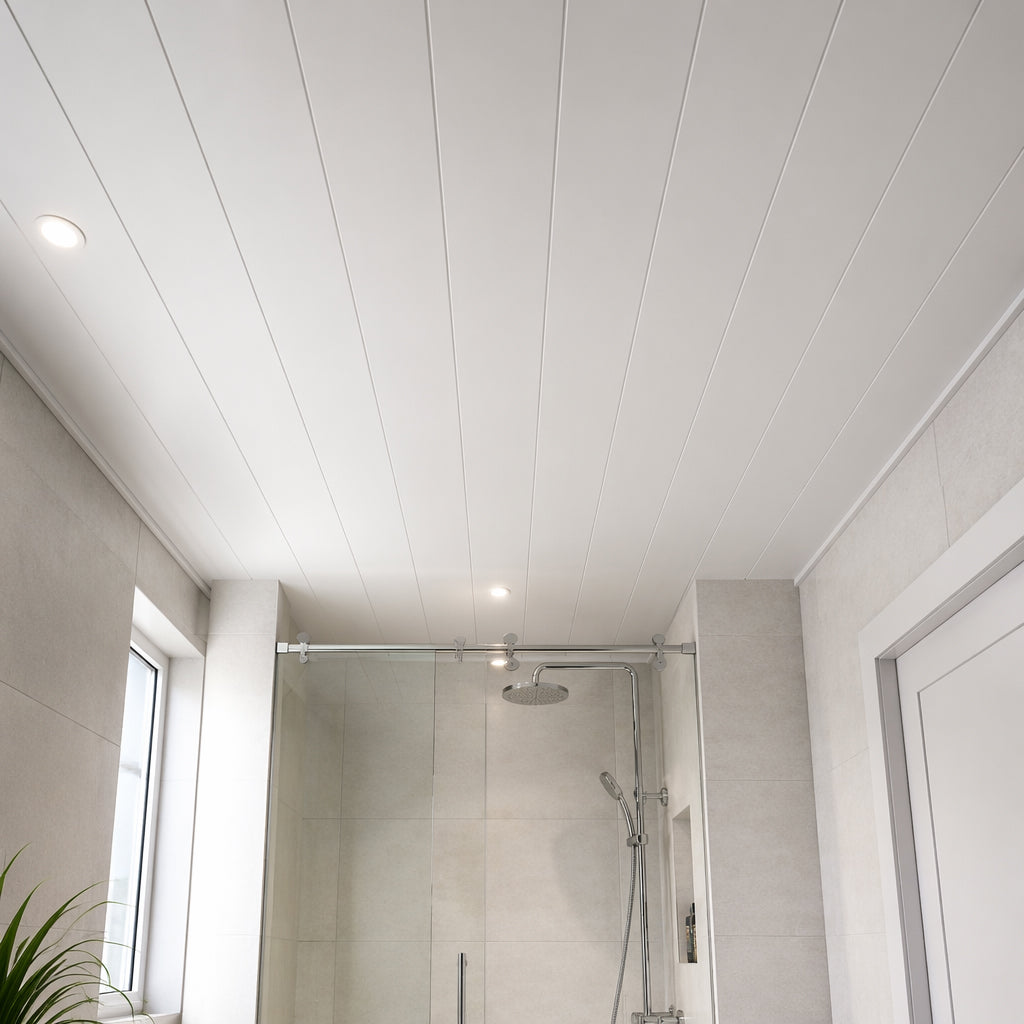 6 Pack 8mm White Matt 2.7mm Ceiling Cladding Panel