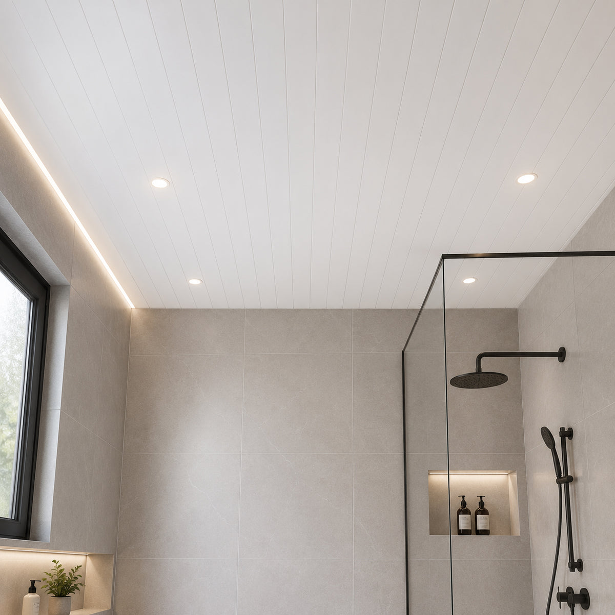 White glossy Ceiling Panel