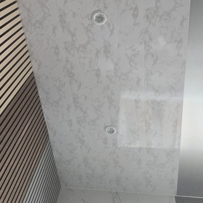 White Marble Glossy Ceiling Panel