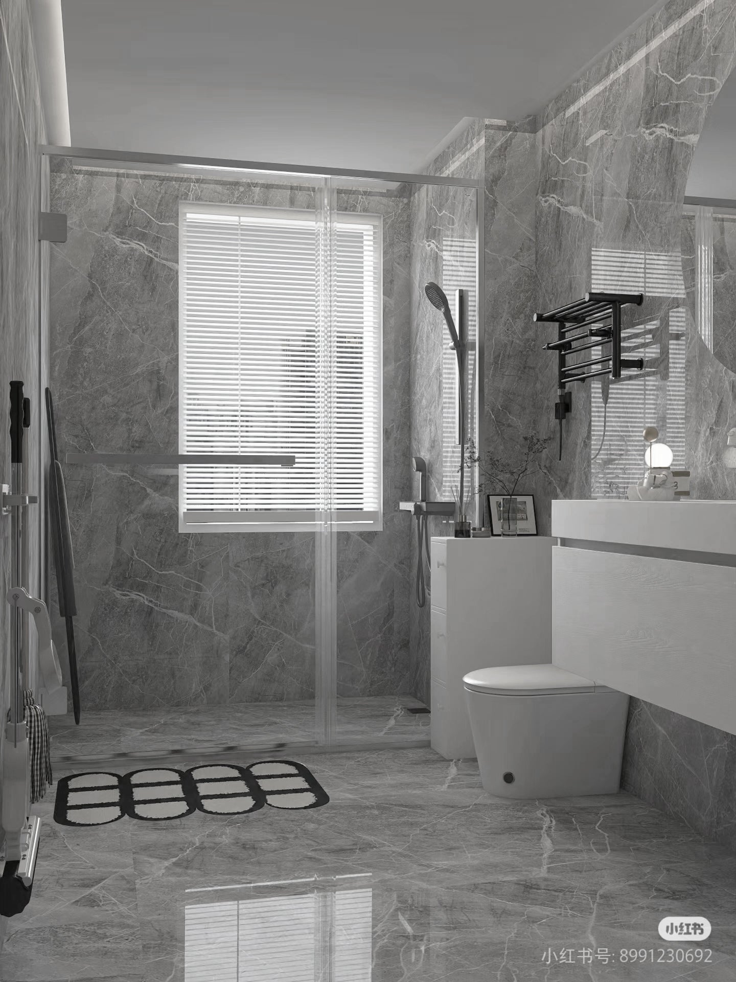 Castle Grey Wooden Effect Wall Panel

