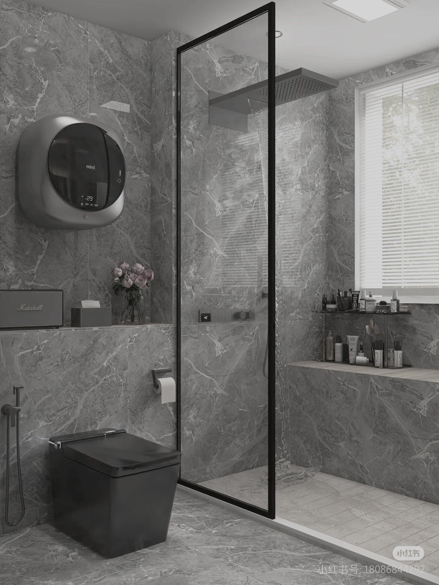 Castle Grey Solid Core Wall Panel
